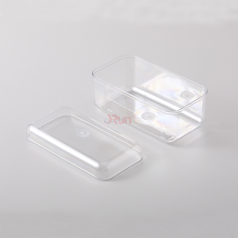 When you buy plastic jars for food, integrate them with our plastic box with lid to create a custom clear cake containers arrangement for versatile desserts packaging.